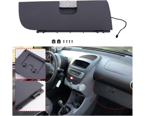 Змінна накладка на бардачок для Peugeot 107, AYGO, Citroen C1 2005-2015