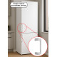 Комплект Recamania для дверцят холодильника Beko з двома ручками