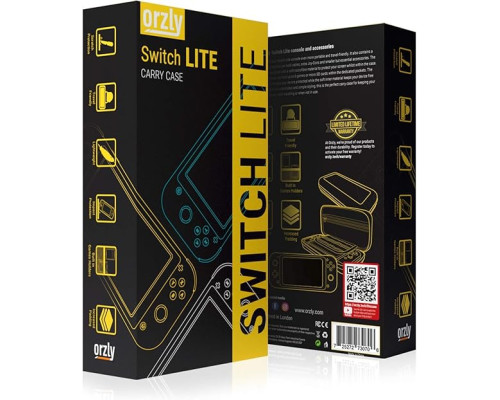 Чохол для Nintendo Switch Lite Orzly з місцем для зберігання ігор та аксесуарів, рожевий (my-16015)