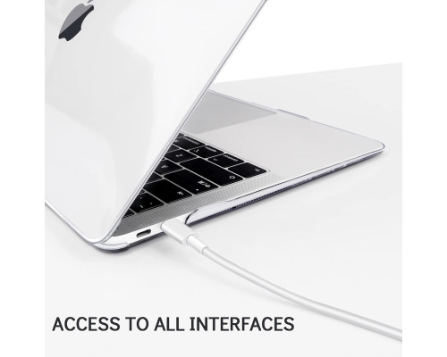 Чохол з захисною плівкою для клавіатури TECOOL ‎TCMA2 для MacBook Air M1/MacBook Air 13 (my-16067)