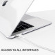 Чохол з захисною плівкою для клавіатури TECOOL ‎TCMA2 для MacBook Air M1/MacBook Air 13 (my-16067)