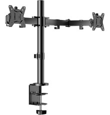 Настільне кріплення ErGear Dual Monitor Stand EGCM1 для монітора, для 2 екранів розміром до 32 дюймів, чорний (my-13127)