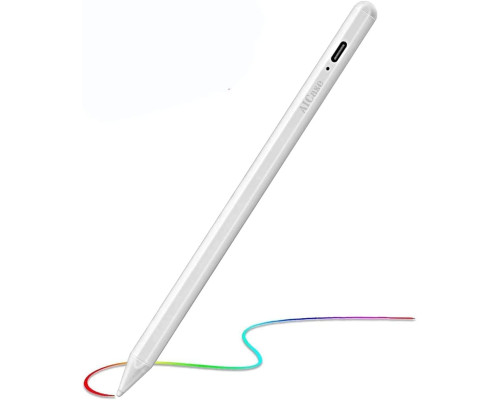 Стілус AICase для iPad з функцією блокування долонь, сумісний з Active Pencil (2018–2020 рр.), iPad Pro (11/12,9 дюйма), білий (my-13126)