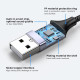 Адаптер MOSWAG USB аудіоадаптер для зовнішньої звукової карти з 3,5-мм стереоконвертером Aux, чорний (my-16072)
