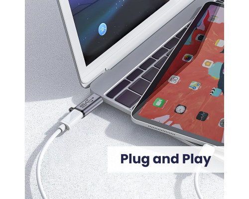 Адаптер Seminer Type-C Female на Micro USB Male підтримує синхронізацію даних, сумісний із Samsung Galaxy S8/S8+ (2 шт.) (my-16074)