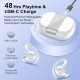 Бездротові Bluetooth навушники Csasan V90 білий (my-8113)