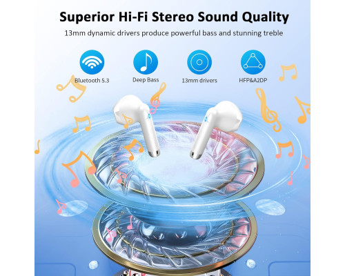 Бездротові навушники Drsaec J55 Bluetooth 5.3 (my-8116)