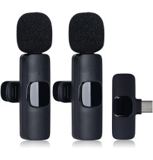 Бездротовий петличний мікрофон TOWEAR USB-C 2шт (my-8132)
