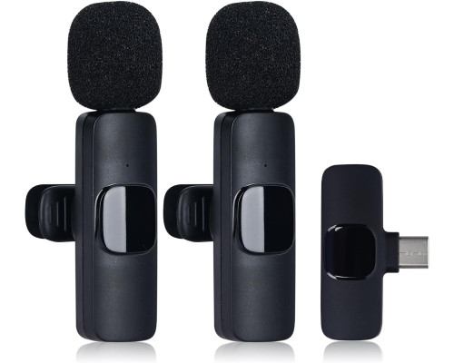 Бездротовий петличний мікрофон TOWEAR USB-C 2шт (my-8132)