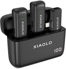 Комплект бездротових петличних мікрофонів XIAOLO SZY-MIC03 для iPhone (my-11066)