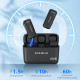Комплект бездротових петличних мікрофонів XIAOLO SZY-MIC03 для iPhone (my-11066)