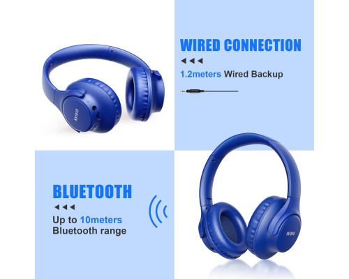 Bluetooth-навушники KVIDIO WH201A HiFi (my-11011)