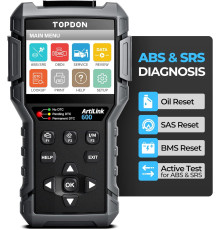 Діагностичний інструмент до автомобіля TOPDON AL600 зчитувач кодів ABS SRS (my-8014)