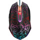 Ігрова миша VGUARD зручна провідна USB-оптична RGB-миша ергономічна для ПК, 7 кольорів світлодіодного підсвічування, чорна (my-16013)