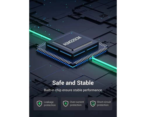 Кабель адаптер UGREEN SATA-USB 3.0 адаптер жорсткого диска SATA I/II/III, чорний (my-16042)