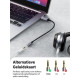 USB-адаптер в роз'єм 3,5-мм UGREEN (my-16039)