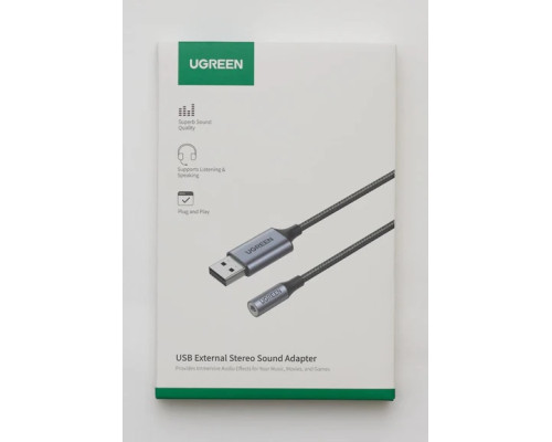 USB-адаптер в роз'єм 3,5-мм UGREEN (my-16039)