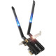 Wi-Fi-карта Ubit WiFi 6 AX3000E PCIE Max 2974 Мбіт/с, тридіапазонна (my-19004)