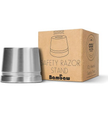 Підставка Bambaw для безпечної бритви Double Edge, срібляста (my-16022)