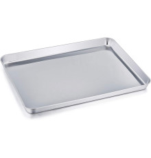Деко для тостеру TeamFar, нержавіюча сталь, посуд для духовки, 16" x 12" x 1", нетоксичний та корисний для здоров'я (my-16119)