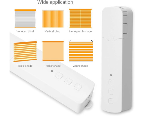 Інтелектуальний привід для штор із висувним стрижнем VISLONE Tuya WIFI M515EGB (my-6009)