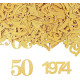 Прикраса на 50-річчя GoldRock Confetti 3,4-4,6 см, упаковка 100 шт., Золотий (my-13074)