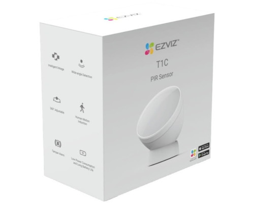 Розумний датчик руху Ezviz T1C WiFi білий (my-8117)