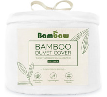 Постільна білизна Bambaw, що охолоджує, з бамбука 135x200 см. білого кольору (my-16077)
