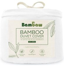 Постільна білизна Bambaw, що охолоджує, з бамбука 135x200 см. білого кольору (my-16077)