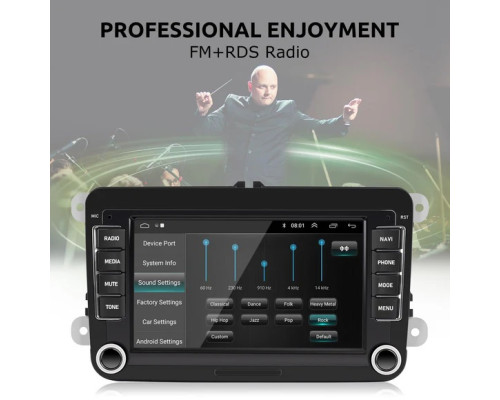 Автомобільна магнітола ESSGOO AR7002, 7" 1080P Full HD/GPS (my-19092)