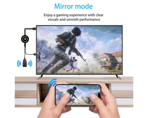 Бездротовий дисплейний адаптер QIDUHUQI 4K з телевізора на iOS/Android/Windows/iPhone (my-19186)