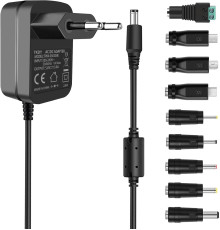 Блок живлення TKDY TP04-050300E 5 В 3 А, 5 В 3 А, 2,5 А, 2 А, 1,5 А, 1 А, 0,5 А, 0,3 А, чорний (my-19177)