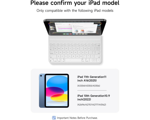 Чохол-клавіатура HOU для iPad 10/11 A16 (my-19119)