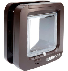 Дверцята для кішок SureFlap SUR001BR з мікрочіпом, RFID-мітки на нашийнику, коричневий (my-19108)