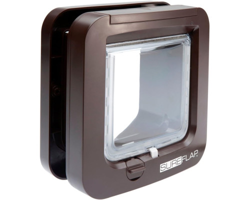 Дверцята для кішок SureFlap SUR001BR з мікрочіпом, RFID-мітки на нашийнику, коричневий (my-19108)