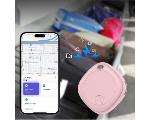 Інтелектуальний Bluetooth-трекер Ajblg для пошуку предметів, сумісний з Apple Find My (тільки iOS)(my-19163)