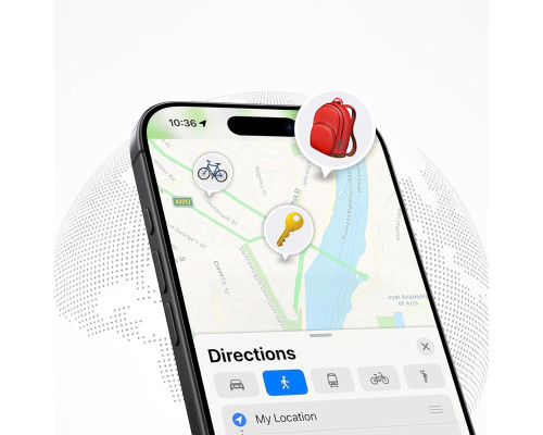 Інтелектуальний Bluetooth-трекер Ajblg для пошуку предметів, сумісний з Apple Find My (тільки iOS)(my-19163)