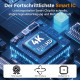 Кімнатна HDTV-антена QGClearSO DE-15806 для телевізорів з магнітною основою, сірий (my-19094)