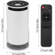 Міні-проектор BESSVWELL HY300, 4K UHD, Android 11, Wi-Fi 6, Bluetooth 5.0, білий (my-19124)