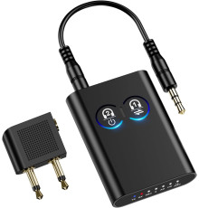 Передавач-приймач OQIMAX EU-CP327 Bluetooth, адаптер для навушників Bluetooth з підтримкою APTX (my-19164)