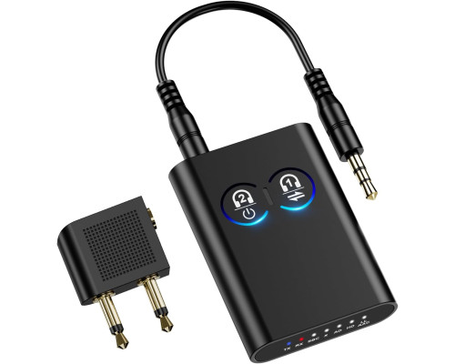 Передавач-приймач OQIMAX EU-CP327 Bluetooth, адаптер для навушників Bluetooth з підтримкою APTX (my-19164)