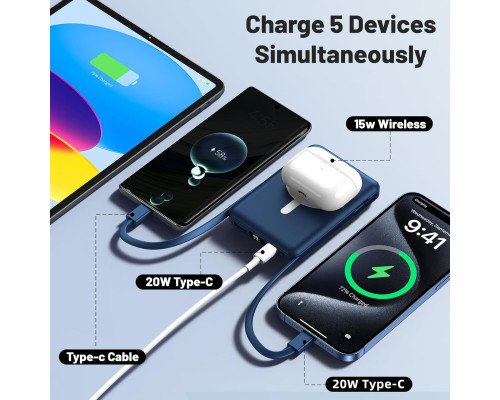 Портативний зарядний пристрій Azmuth KT-D020 Power Bank 10000 мАг (my-19175)