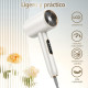 Професійний фен BAMBOO QUEEN Q8 з іонізацією 2400 Вт, сріблястий (my-19085)