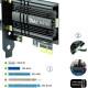 Мережа карта Ubit AX210S PCIe WiFi 6E Макс. швидкість 5374 Мбіт/с (my-19099)