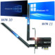 Мережа карта Ubit AX210S PCIe WiFi 6E Макс. швидкість 5374 Мбіт/с (my-19099)
