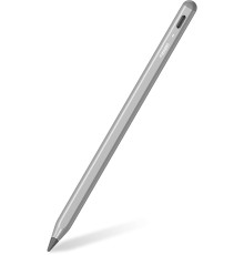 Стілус Metapen A8 ME-APP152 для iPad 2018–2025 із чутливістю до нахилу, сумісний із Apple iPad, сірий (my-19195)