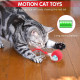 Автоматична інтерактивна іграшка, що котиться, BLUEYPET BL2412-cat для кішок, червоний (my-20087)