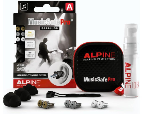 Беруші Alpine MusicSafe Pro, чорні (my-20085)