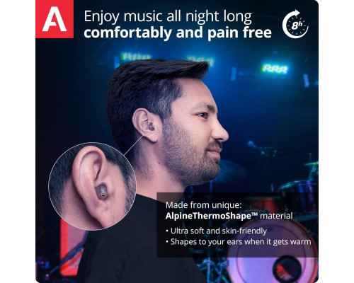 Беруші Alpine MusicSafe Pro, чорні (my-20085)