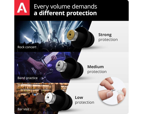 Беруші Alpine MusicSafe Pro, чорні (my-20085)